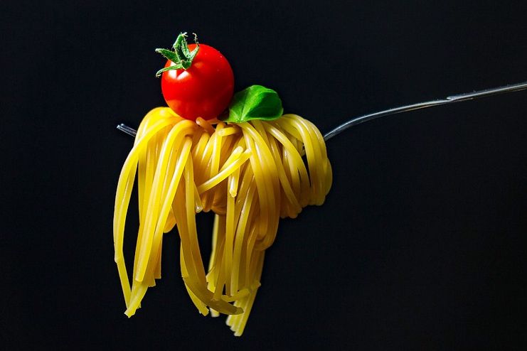 Tomatoes in Pasta