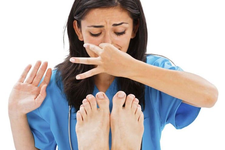 What causes foot odor