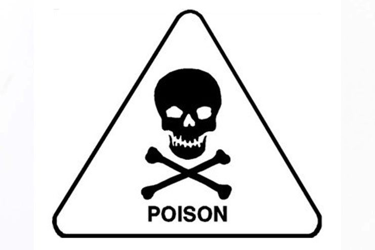 Risk of toxic poisoning